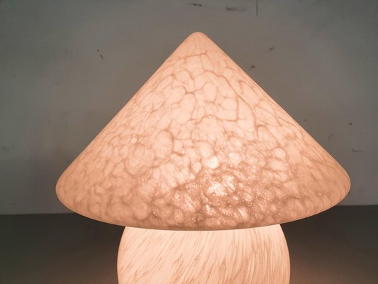 White Opaline Glass Table Light from Peil & Putzler, Germany, 1970s-ZO-806027