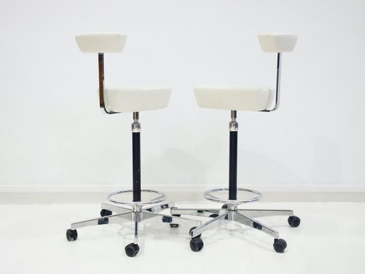 White Perch Chairs by George Nelson for Vitra, 2010s, Set of 2-ZYF-1398933