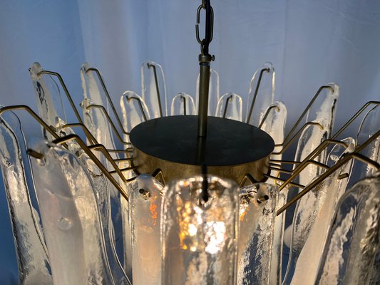 White Petal Chandelier in Murano Glass, 1990s-OVO-1706141