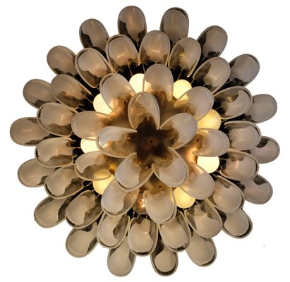 White Petals Murano Glass Chandeliers, Set of 2-OVO-1235332