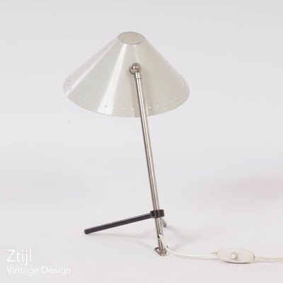 White Pinocchio Lamp by H. Busquet for Hala, 1950s-ZT-1297598