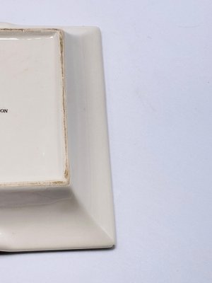 White Porcelain Ashtray, France, 1980s-UR-1362380