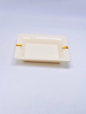 White Porcelain Ashtray, France, 1980s-UR-1362380