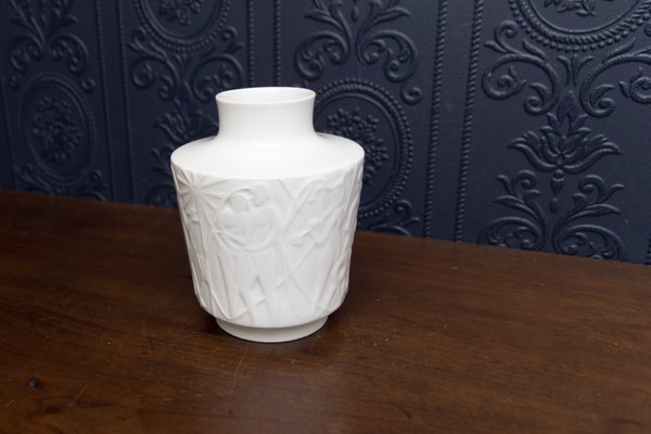 White Porcelain Paradise Vase by Kurt Wendler for Edelstein, 1957-KEG-356854