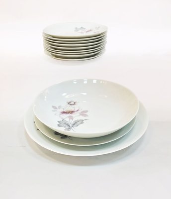 White Porcelain Tableware Set from Bidasoa, 1960s, Set of 27-TS-771689