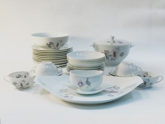 White Porcelain Tableware Set from Bidasoa, 1960s, Set of 27-TS-771689