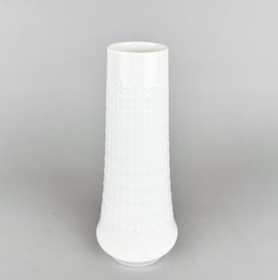 White Porcelain Vase attributed to Lorenz Hutschenreuther, Germany, 1960s-TZ-2018687