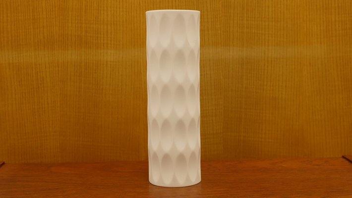 White Porcelain Vase by by Heinrich Fuchs for Lorenz Hutschenreuther-HPM-1801198