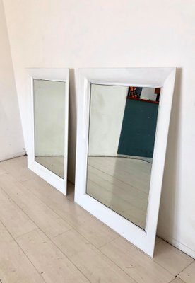 White PVC Rectangular Mirror from Kartell, 1990s-ZLY-614543