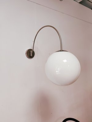 White Sphere Wall Lamp with Adjustable Arm-QLH-1130422