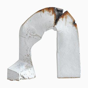 White Stoneware Sculpture by Ole Bjørn Krüger from Own Studio, Denmark, 1960s-WRF-876494