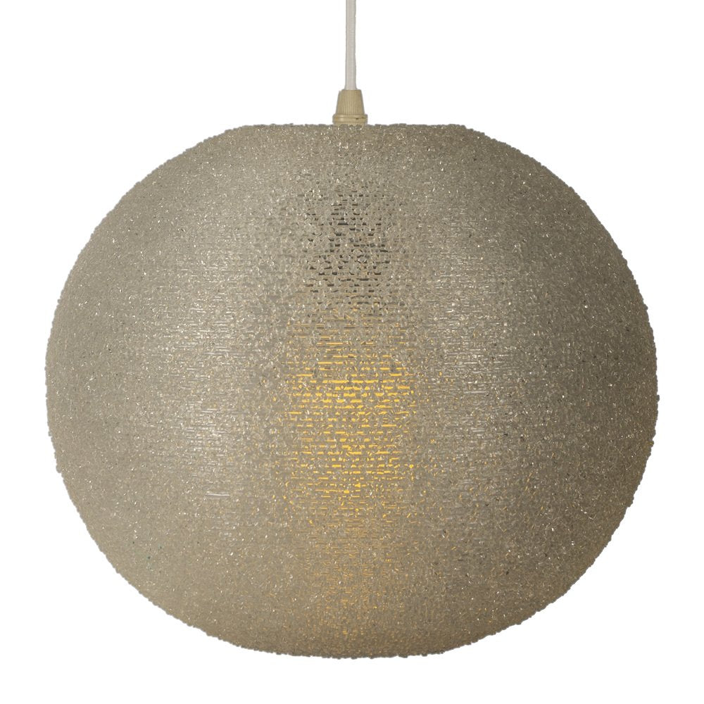 White Sugarball Pendant Lamp by John & Sylvia Reid for Rotaflex