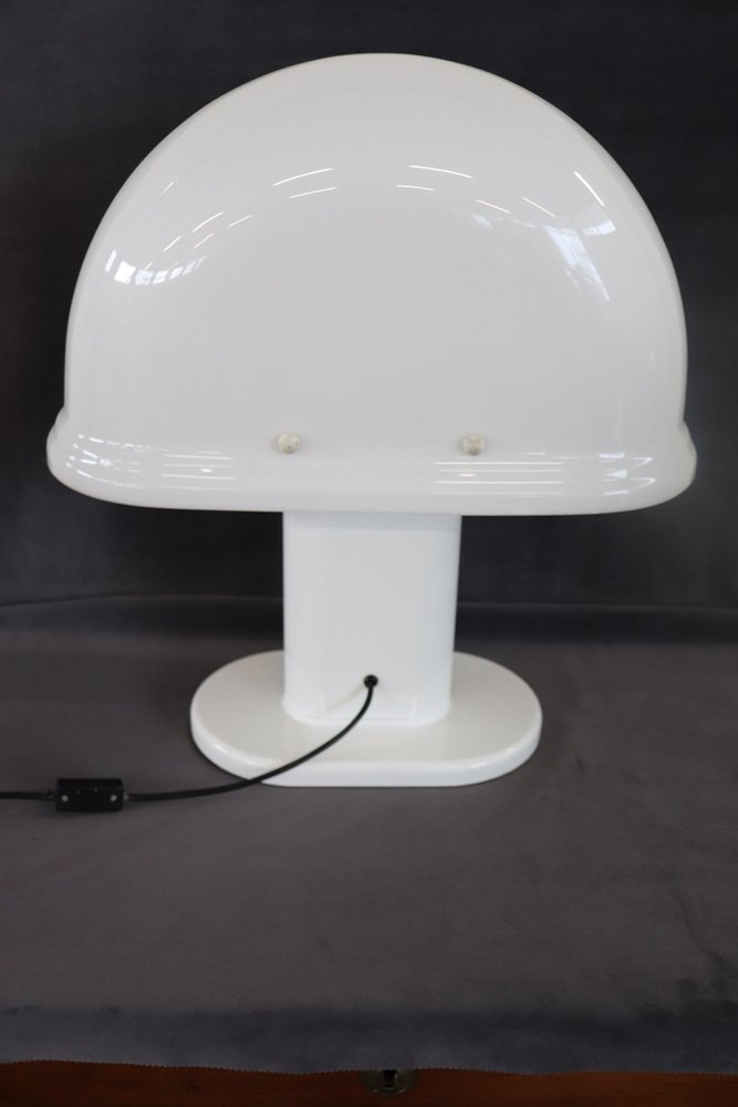 White Table Lamp by Rodolfo Bonetto for Iguzzini, 1970s