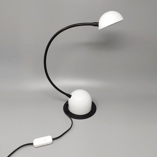 White Table Lamp by Veneta Lumi, Italy, 1970s