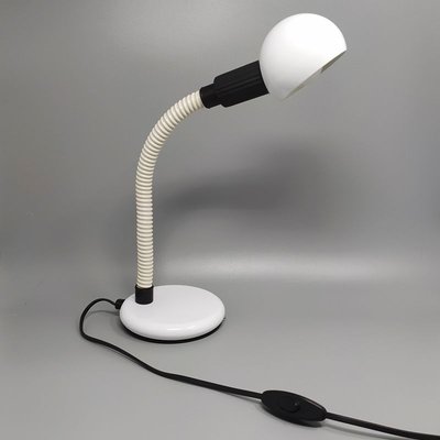 White Table Lamp from Veneta Lumi, Italy, 1970s-QGR-914915