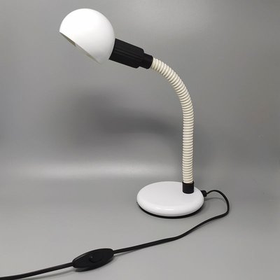 White Table Lamp from Veneta Lumi, Italy, 1970s-QGR-914915