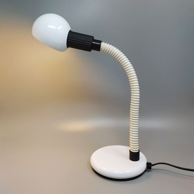 White Table Lamp from Veneta Lumi, Italy, 1970s-QGR-914915