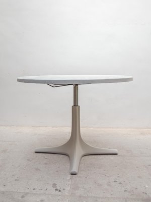 White Top Dining Adjustable Table attributed to Ilse Möbel, Germany, 1968-KL-1785958