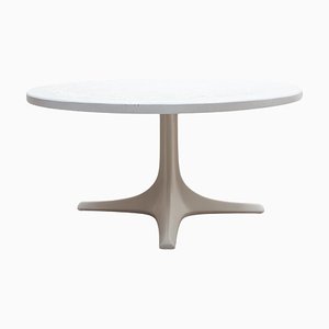 White Top Dining Adjustable Table attributed to Ilse Möbel, Germany, 1968-KL-1785958