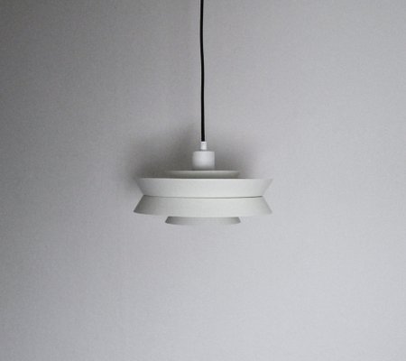 White Trava Pendant Lamp by Carl Thore for Granhaga, Sweden, 1960s-HPQ-2041318