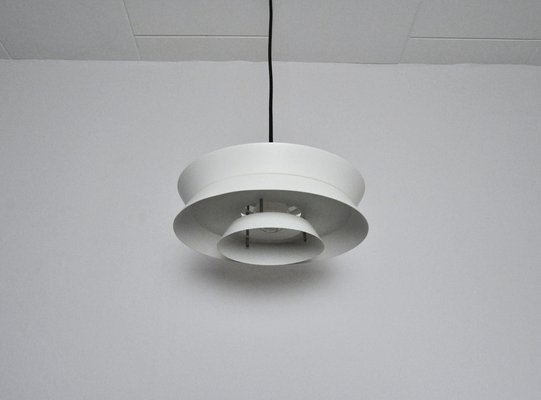 White Trava Pendant Lamp by Carl Thore for Granhaga, Sweden, 1960s-HPQ-2041318