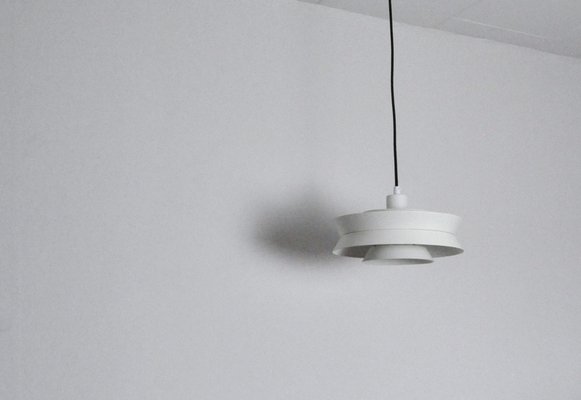 White Trava Pendant Lamp by Carl Thore for Granhaga, Sweden, 1960s-HPQ-2041318