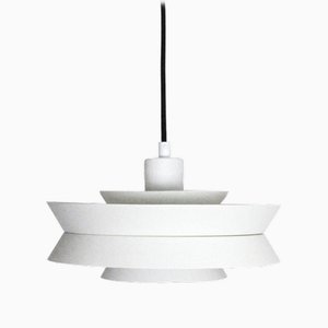 White Trava Pendant Lamp by Carl Thore for Granhaga, Sweden, 1960s-HPQ-2041318