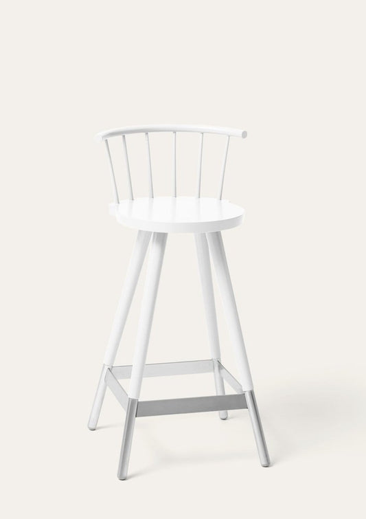 White Tupp Barstool by Storängen Design