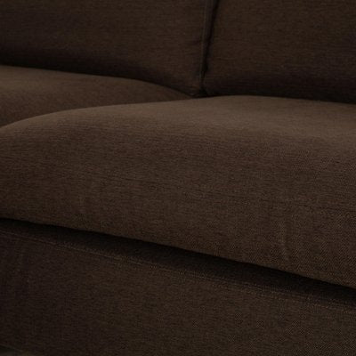 Whos Perfect Luca Fabric Corner Sofa in Brown Gray-RQW-1789443