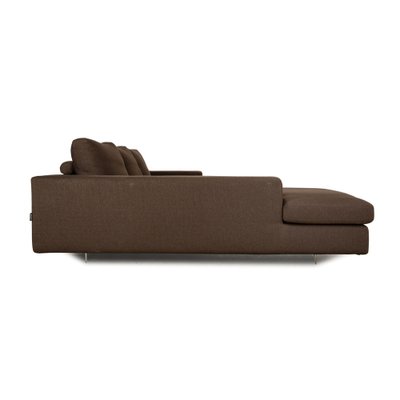 Whos Perfect Luca Fabric Corner Sofa in Brown Gray-RQW-1789443