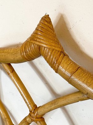 Wicker and Bamboo Chair, 1970s-NPC-1309712