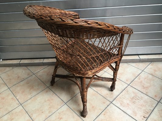 Wicker Armchair, 1960s-WQQ-929114