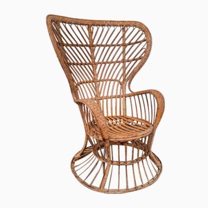 Wicker Armchair by Lio Carminati & Gio Ponti, Italy, 1950-GSF-1148543