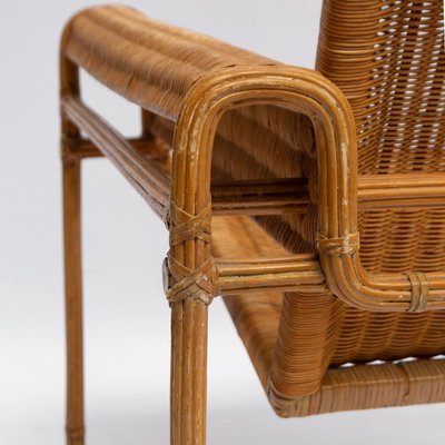 Wicker Armchair in the Style of Marcel Breuer, 1972-QQA-690203