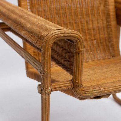 Wicker Armchair in the Style of Marcel Breuer, 1972-QQA-690203