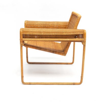 Wicker Armchair in the Style of Marcel Breuer, 1972-QQA-690203