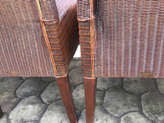 Wicker Chairs by Lloyd Loom, 1970s, Set of 4-WQQ-1401029