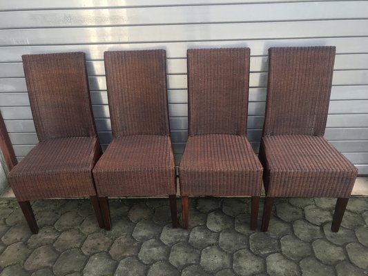 Wicker Chairs by Lloyd Loom, 1970s, Set of 4-WQQ-1401029