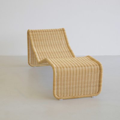 Wicker Chaise Lounge Ps3 by Tito Agnoli for Bonacina, 1964-INL-1740389