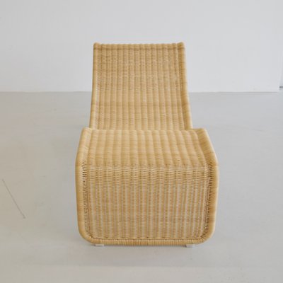 Wicker Chaise Lounge Ps3 by Tito Agnoli for Bonacina, 1964-INL-1740389