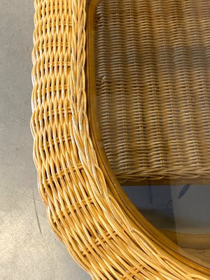 Wicker Coffee Table, 1980s-NPC-1254303