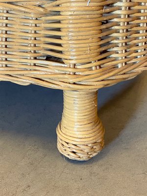 Wicker Coffee Table, 1980s-NPC-1254303