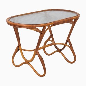 Wicker Coffee Table from Rohé Noordwolde, Holland, 1950s-GCG-1131529