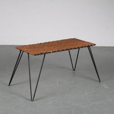 Wicker Coffee Table, the Netherlands, 1950s-DV-1004967