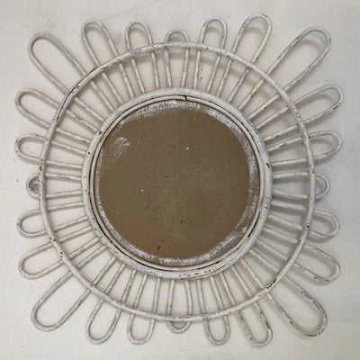 Wicker Mirror, 1950s-SDV-590753