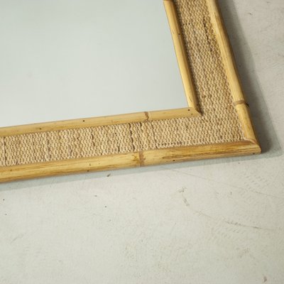 Wicker Mirror, 1960s-JQO-1361722