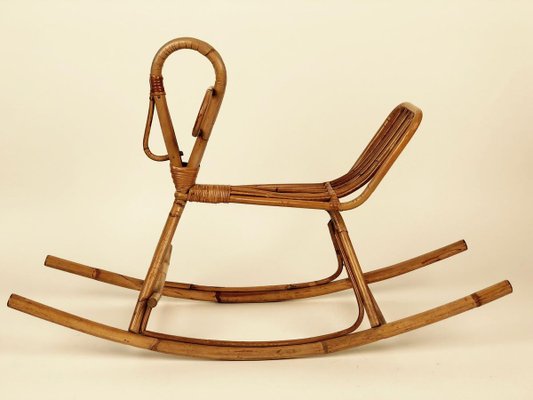 Wicker Rocking Horse, 1950s-BAF-763422