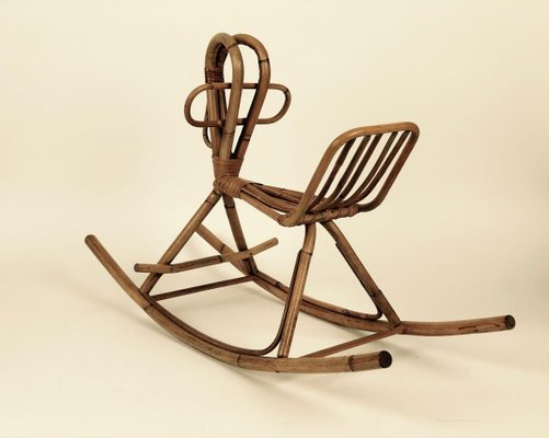 Wicker Rocking Horse, 1950s-BAF-763422