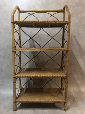 Wicker Shelf, 1960s-SDV-783761