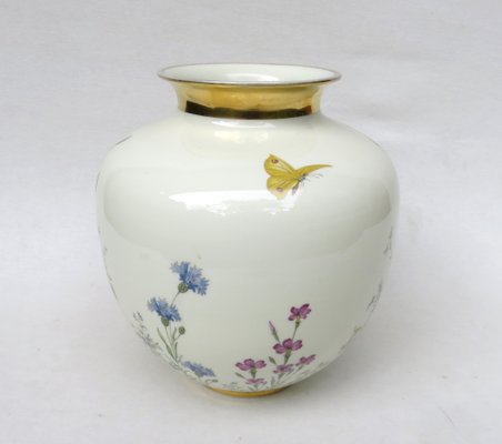 Wiesengrund Und Bergeshöh`n Vase from K&A Krautheim Selb Bavaria, 1940s-EY-1353188